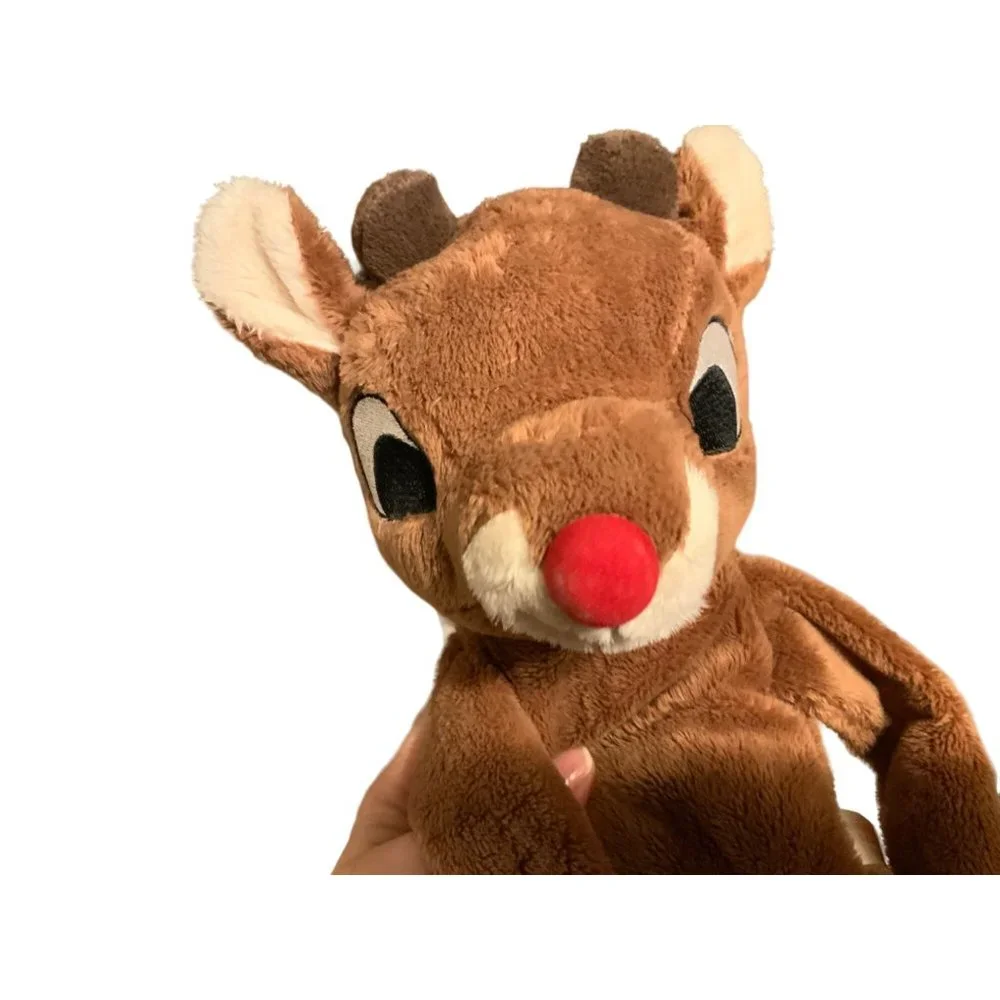 RUDOLPH the red nosed REINDEER PLUSH TOY HUGGER